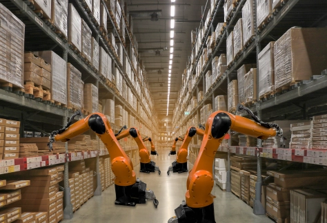 M&D - Robotics move boxes in stores