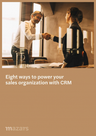 Eight ways to power your sales organization with CRM cover image